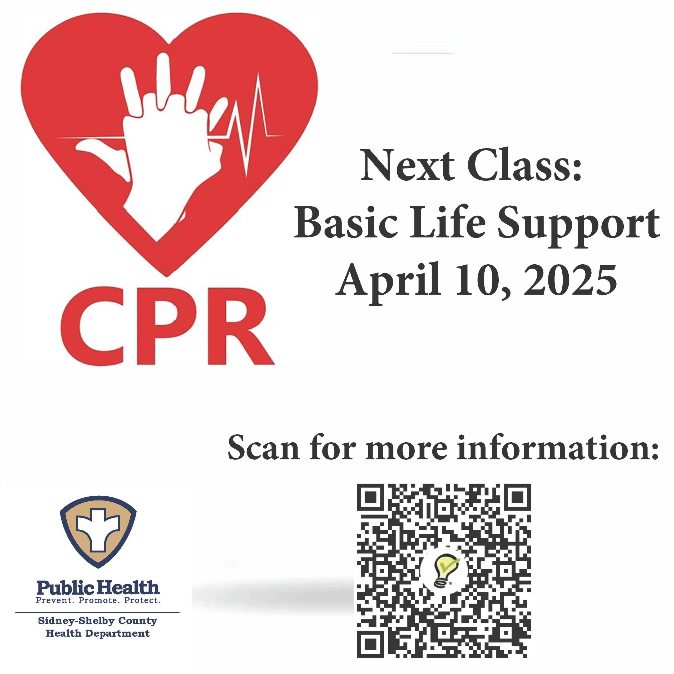 cpr training for tv April 10