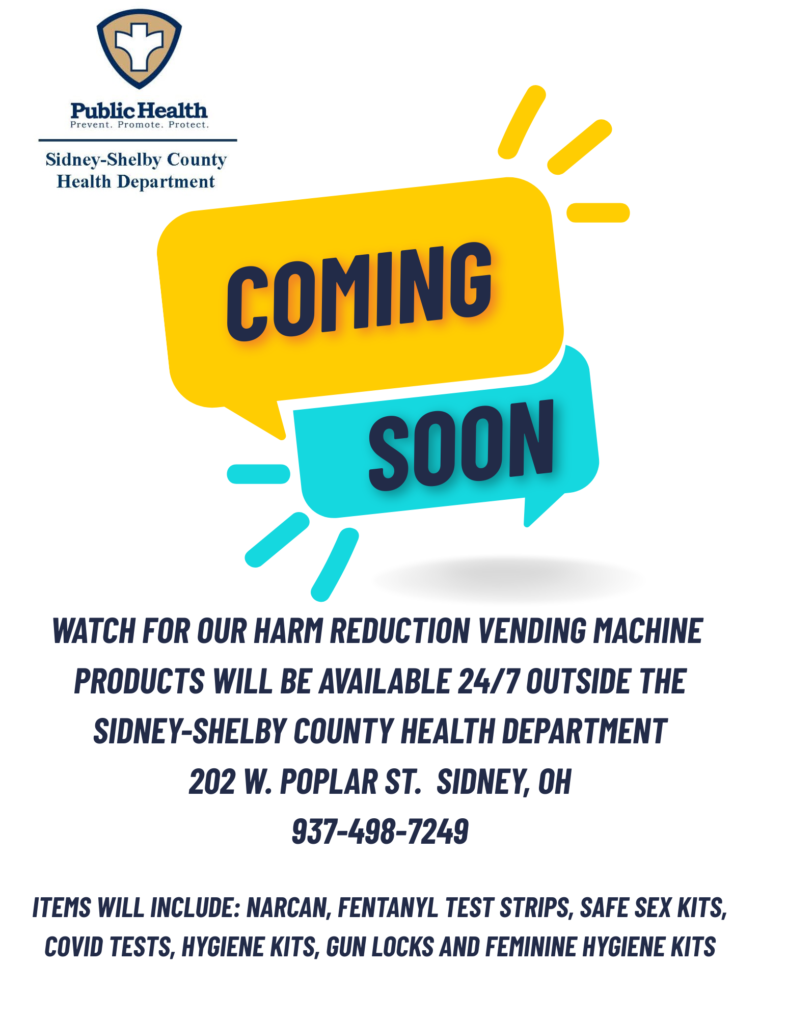 Harm Reduction Coming Soon (Flyer)