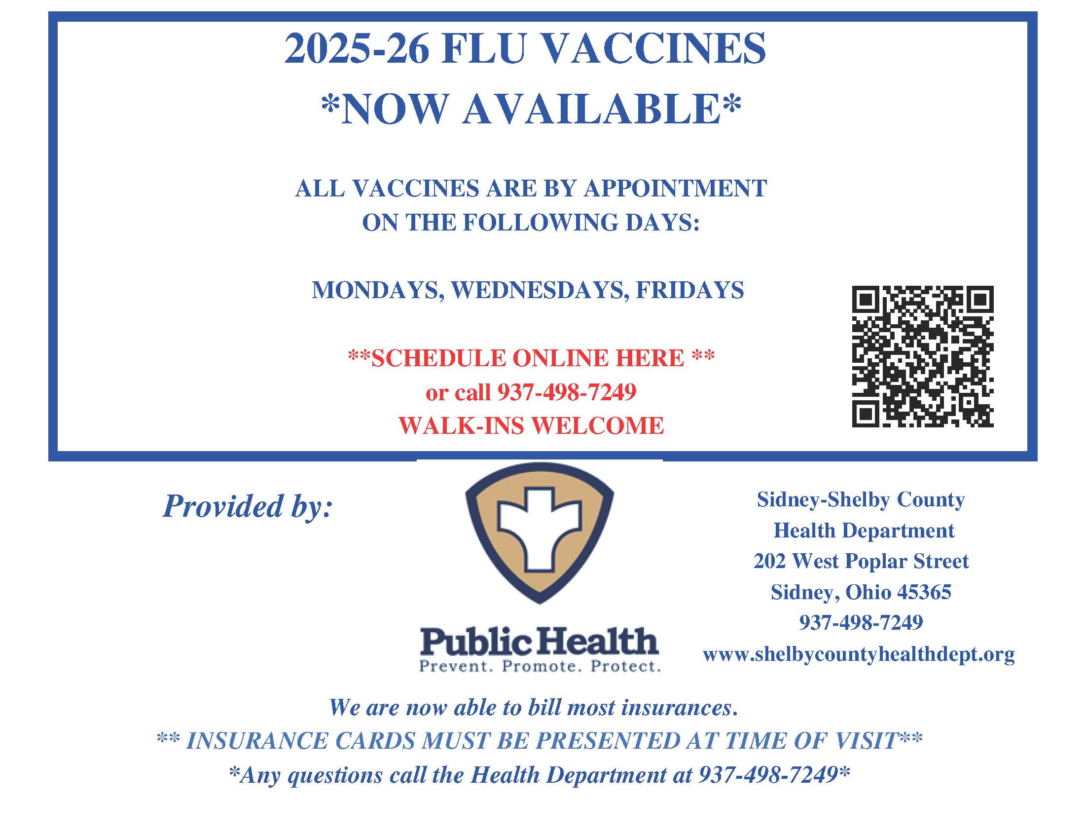 2025-26 FLU VACCINE CLINIC