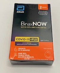 Decorative box of test kit